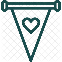 Triangle flag  Icon