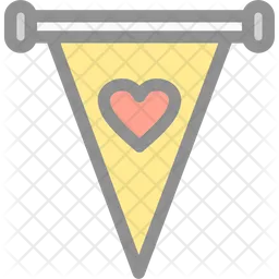 Triangle flag  Icon