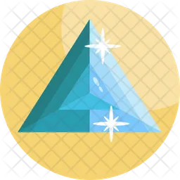 Triangle Gemstone  Icon