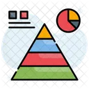 Triangle Graph Graphical Representation Icon