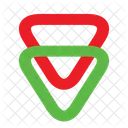 Triangle Logo Arrowhead Triangle Arrow 아이콘