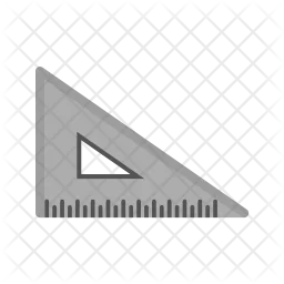 Triangle ruler  Icon