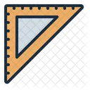 Triangle Ruler Ruler Stationary Icon