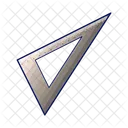 Ruler Triangle Ruler Arc Icon