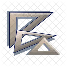 Triangle ruler  Icon