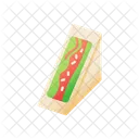 Triangle Sandwich Sandwich Wrap Icon
