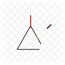 Metal Triangle Music Icon