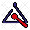 Triangle Tuning Music Instrument Icon