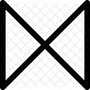Triangles Close Decoration Icon