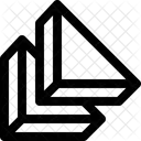 Triangles Corners Pattern Icon