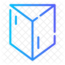 3 D Triangular Geometria Ícone