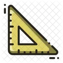 Triangular Ruler Set Square Icon