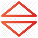 Triangular Arrows  Icon