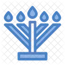 Triangular menorah  Icon