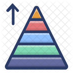 Triangular Pyramid Chart Icon