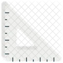 Triangular Rular Geometory Math Icon