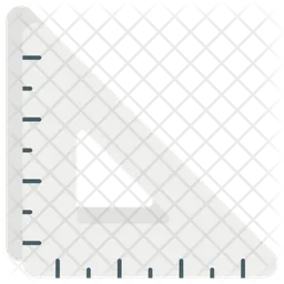 Triangular Rular  Icon