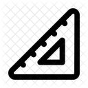 Triangular Ruler Ruler Triangle Icon