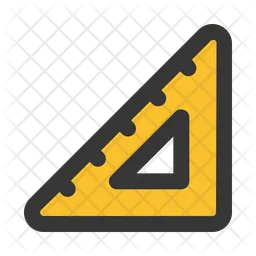 Triangular ruler  Icon