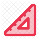 Triangular Ruler Ruler Triangle Icon