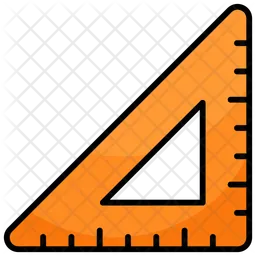 Triangular Ruler  Icon