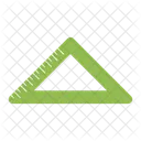Ruler Triangular Straightedge Icon