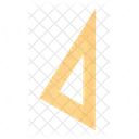Triangular Ruler Measure Icon