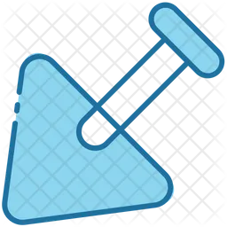 Triangular shovel  Icon