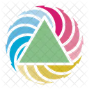 Triangulo Formas E Simbolos Esoterico Ícone