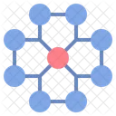 Rede Diagrama Padrao Ícone
