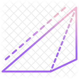 Triângulo 3D  Ícone