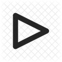 Triangulo Flecha Derecha Flecha Linea Duo Icono
