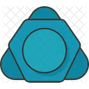 Triangulo Plastico Palanca Icono