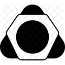 Triangulo Plastico Palanca Icono