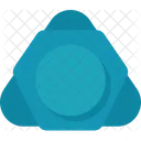 Triangulo Plastico Palanca Icono