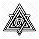 Triangulo Infinito Eterno Sinal Ícone