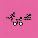 트라이애슬론 육상 패럴림픽 아이콘