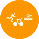 트라이애슬론 육상 패럴림픽 아이콘
