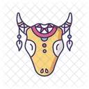 Tribal Cattle Head Icon