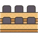 Sala De Tribunal Assento Juri Ícone