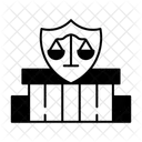 Icone De Justica E Tribunal Ícone