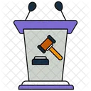 Tribune Podium Speaker Icon