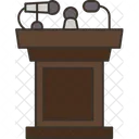 Tribune Stand Podium Icon