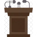 Tribune Stand Podium Icon
