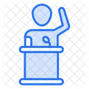 Tribune Podium Speaker Icon