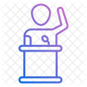 Tribune Podium Speaker Icon