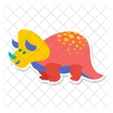 Triceratops Dino Dinosaur Icon