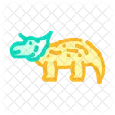 Triceratops Dinosaur Animal Icon