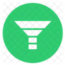 Trichter Diagramm Wirtschaft Symbol