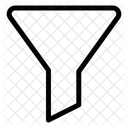 Trichter Filter Diagramm Symbol